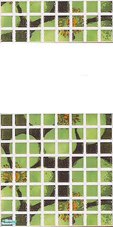 Sims 2 — GreenBathCollection - 2 by dejanisky — a nice mosaic for your bathroom...by Dejanisky