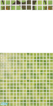 Sims 2 — GreenBathCollection 1 by dejanisky — a nice mosaic for your bathroom...by Dejanisky