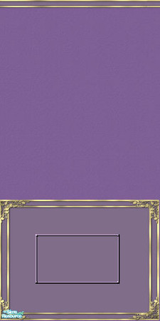Sims 2 — Purple paint with metalic trim by TSR Archive — Purple paint is complimented with metalic trim. People who see