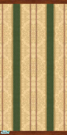 Sims 2 — Victorian stripe green by fionnababygirl — no cost walls for the cash strapped sim. by fionnababygirl.