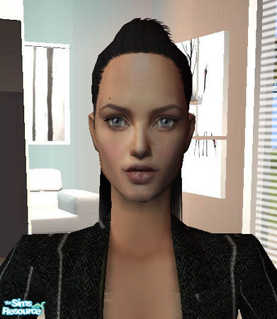 Sims 2 — Angelina Jolie by buffy29 — fantastic celebrity Angelina Jolie hair is modkitty