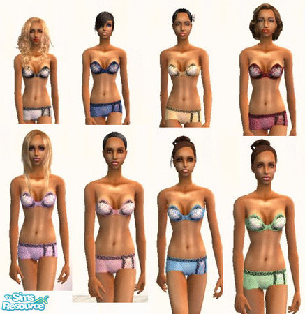 Sims 2 — Cute swimwear by 12sandra11 — Cute pattern, sexy bikini...
