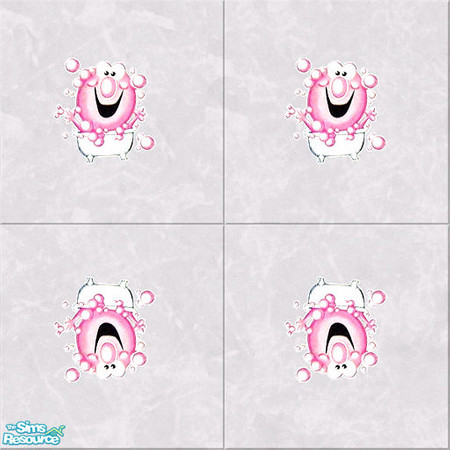 Sims 2 — TL - Mr Bubbles Bathrm Floor Tile by TabbyLou — Floor Tile designed for Mr. Bubbles Bathroom requested by
