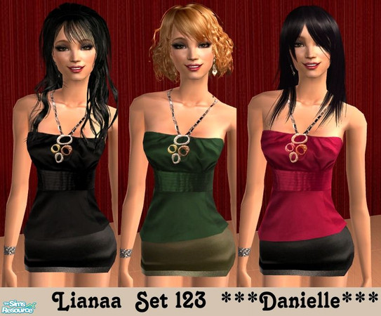 Sims 2 — Set 123 Danielle by Lianaa — Set 123 Danielle