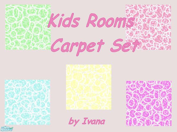 Sims 2 — Kids Room Carpet Set by Ivancica — by Ivana