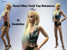 Sims 4 — Good Vibes Tank Top Retexture - Seasons needed by LadyLorelai — Hello again! This week, I bring to you my