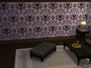 Sims 4 — Haunted Mansion Wallpaper by yourobedientphantom — The wallpaper as seen in Disney's Haunted Mansion ride.