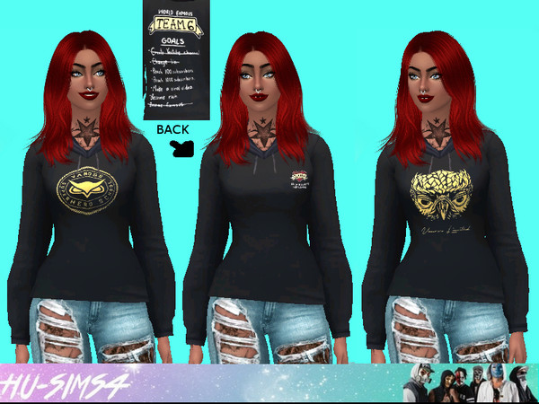 Sims 4 — Vanoss Gaming Hoodies by hu-sims4 — Vanoss Gaming hoodies with 3 designs from the official merch store. Team 6