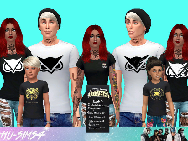Sims 4 — Vanoss Gaming Tshirts by hu-sims4 — 7 t-shirt designs from the official Vanoss Gaming Merch store including the