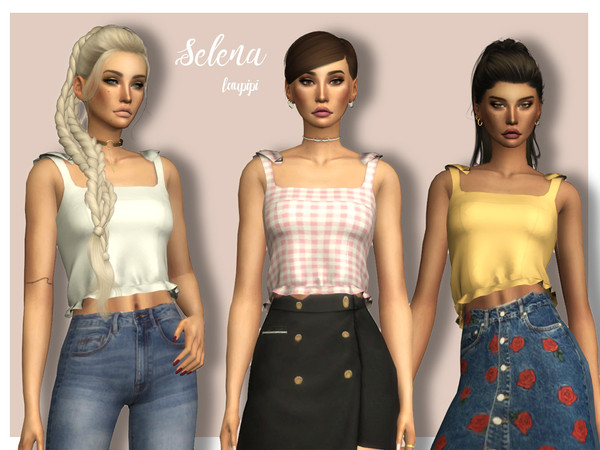 The Sims Resource - Selena Top