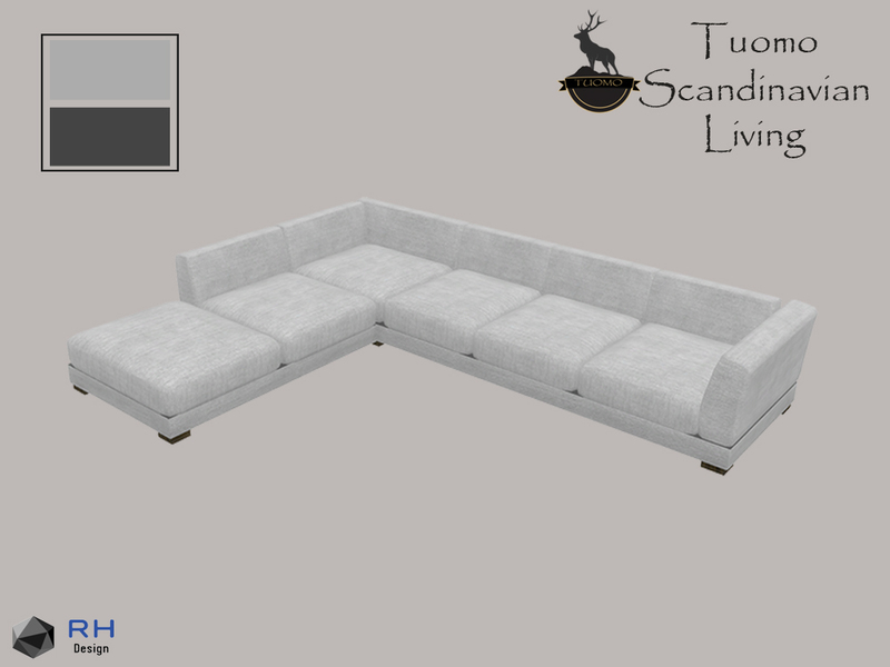 drempel helpen Glimmend The Sims Resource - Tuomo Sectional Sofa