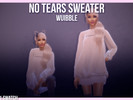 Sims 4 — No Tears Left To Cry Sweater (MESH NEEDED) by xvibrations — -recoloring - 1 swatches - inspired by ariana