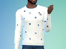 Sims 4 — Alphabet Soup Sweater by bbywitch — This is based loosely on a picture of a Fila sweater I saw forever ago and