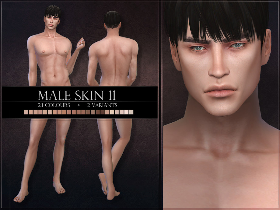 Sims 4 - Male skin 11 by RemusSirion - Update 2019-06-24: Mermaid-compatibl...