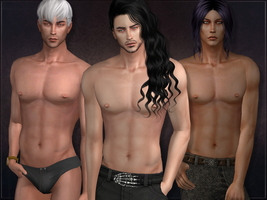 Sims 4 - Male skin 11 by RemusSirion - Update 2019-06-24: Mermaid-compatibl...