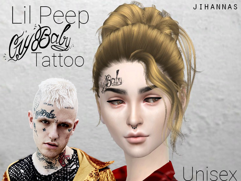 Lil Peep Tattoos Sims 4