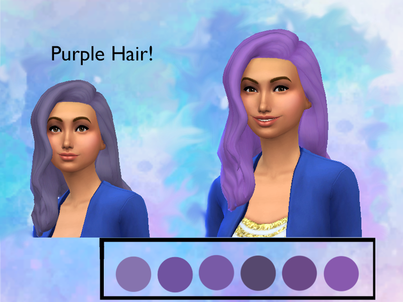 4. Lana CC Finds: Purple and Blue Hair - wide 7