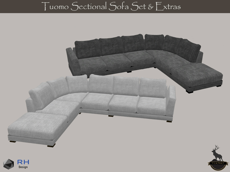Tuomo Sectional Sofa Set And Extras, How To Make A Corner Sofa In Sims 4