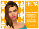 Sims 4 — TheCrimsonSimmer - Freya Hair by thecrimsonsimmer — New mesh Base Game Compatible Hat Compatible Proper LODs 18