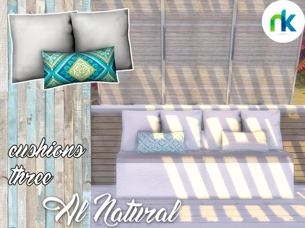 Sims 4 — Nikadema, Al Natural, Cushions Three by nikadema — These cushions were desing to add the chairs a different