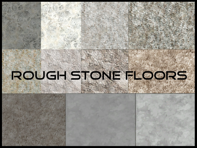 megsimple's Rough Stone Floors