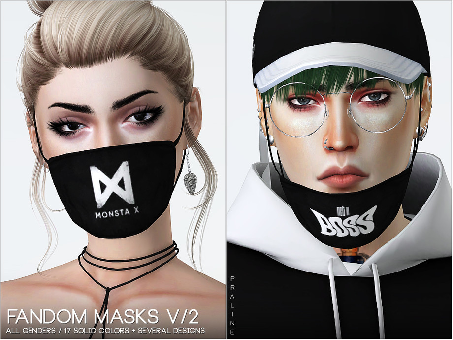 The Sims Resource - Fandom Masks V/2