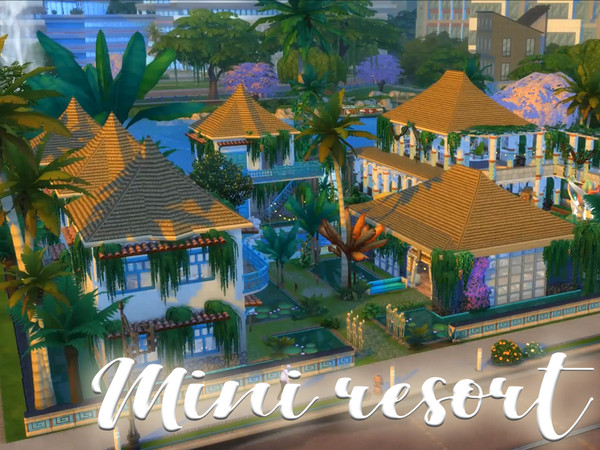 Sims 4 — Mini resort by Swons_and_SharkS_privat_page — Tired of the fuss and worries, then you here!! There are many