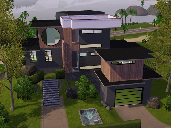 Sims 3 — Linear Steep by Gamergurl101 — This breathtaking modern home is perfect for that family how lives the lavish