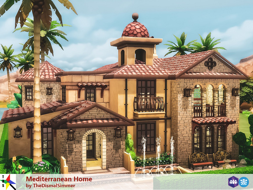 The Sims Resource - Mediterranean Home