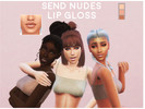 Sims 4 — NEAUTRAL SKINTONE LIP GLOSS by MorbidCC — 5 SHADES CUSTOM THUMBNAIL 