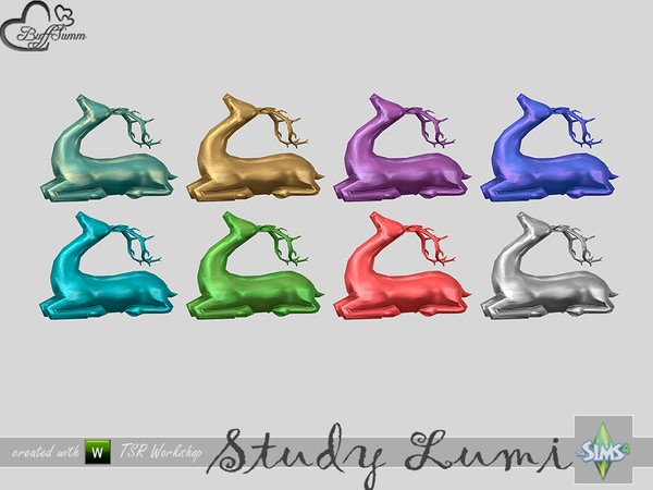 Sims 4 — Study Lumi Deer by BuffSumm — Part of the *Study Lumi Set* Created by BuffSumm @ TSR