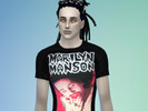 Sims 4 — Metal Band Shirts by blkberries — Assorted metal band shirts - enjoy!!
