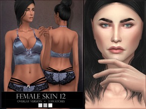 Sims 4 — Female skin 12 - OVERLAY by RemusSirion — Sims4 skin for females sims - no. 12 This is an overlay version that