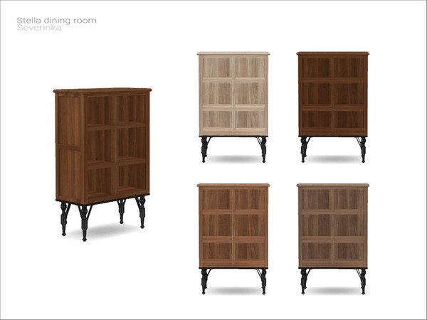 Sims 4 — [Stella diningroom] - high cupboard by Severinka_ — High cupboard From the set 'Stella diningroom' Build / Buy