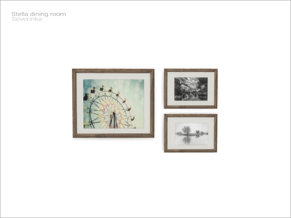 Sims 4 — [Stella diningroom] - paintings by Severinka_ — Paintings From the set 'Stella diningroom' Build / Buy category: