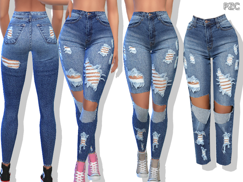 New jeans speed up. Порванные джинсы на манекене. Джинсы женские на манекене.