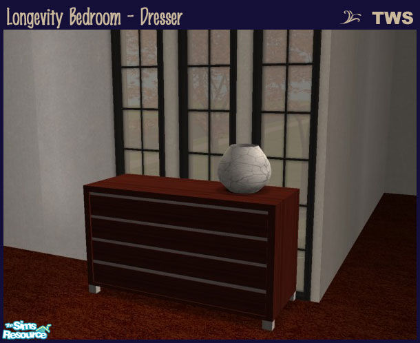 The Sims Resource - Longevity Bedroom - Dresser