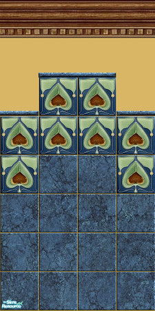 Sims 2 — Antique wall 010 by Helena — -