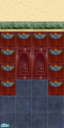 Sims 2 — Antique wall 008 by Helena — -