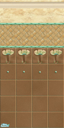 Sims 2 — Antique wall 001 by Helena — -