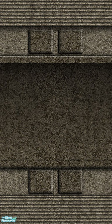 Sims 2 — Castle Walls - Brown - 3 - Middle by maylynn55 — Made by MayLynn55 **TSRAA** This wall is made of a brown