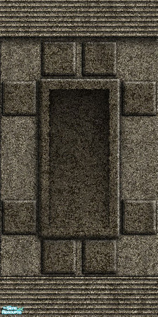 Sims 2 — Castle Walls - Brown - 2 by maylynn55 — Made by MayLynn55 **TSRAA** This wall is made of a brown colored