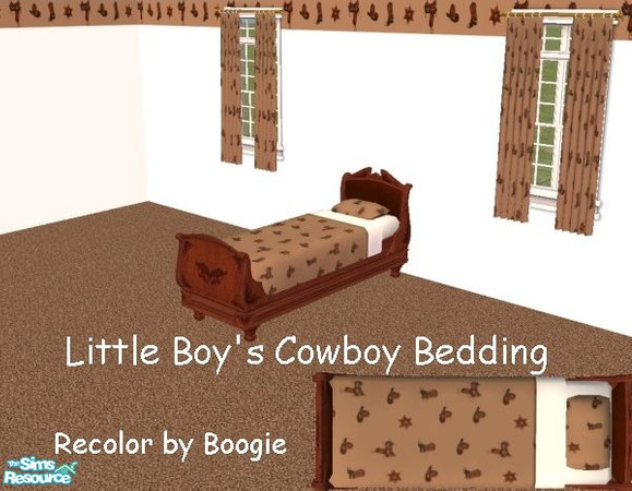 Sims 2 — Little Boy's Cowboy Bedding by boogie woogie — Little Boy's Cowboy Bedding to go with my Little Boy's Cowboy