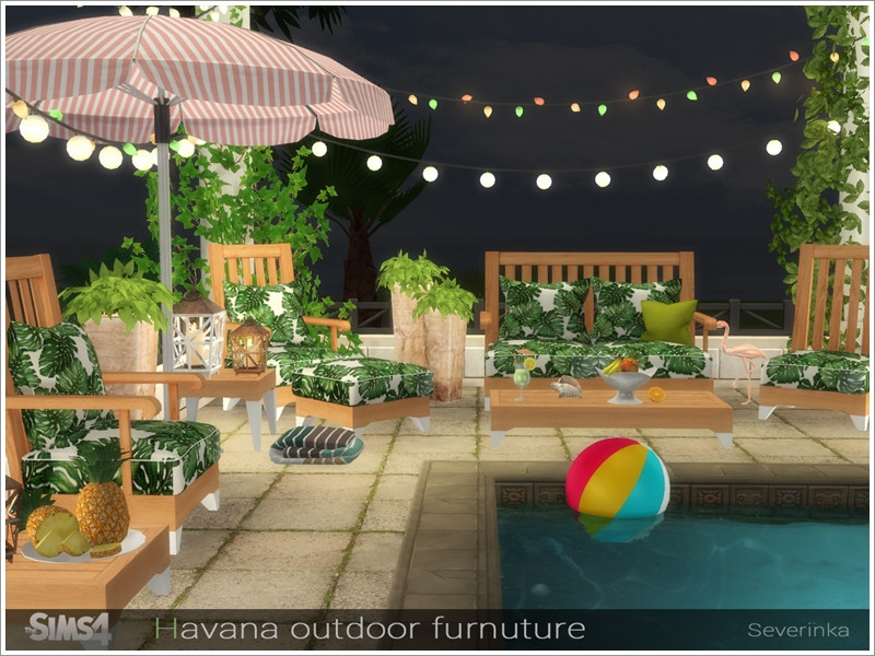 Havana outdoor furniture The Sims 4 Download SimsDomination