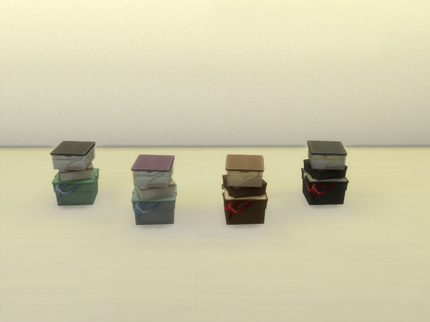 The Sims Resource Neutral Storage Decoration Box StackREQUIRES SEASONS