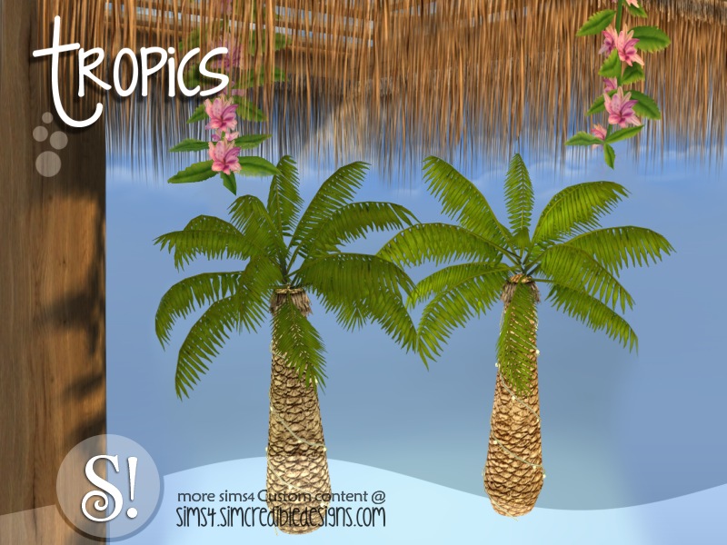 Simcredible S Tropics Outdoor Enlighted Palm Tree