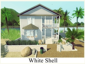 Sims 3 — White Shell by GhostlySimmer — WHITE SHELL is perfect for sims who love summer and ocean! This beach house