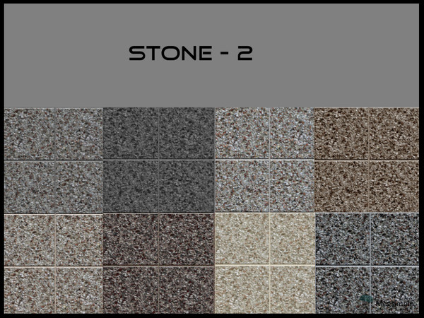 Sims 4 — Stone 2 Floors by megsimple2 — Paved washed gravel looks stunning both inside and out 8 colors to choose from