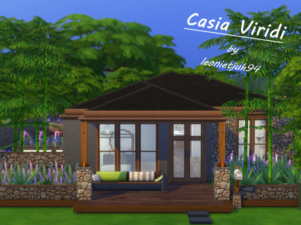Sims 4 — Casia Viridi by leonietjuh94 — Casia Viridi is a family home with a combination of a rustic and modern design.