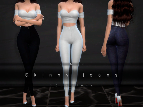 Sims 4 — JMT skinny jeans by -JMT- —  - 13 colors - Female - Teen-Adult-Elder - Custom thumbnail